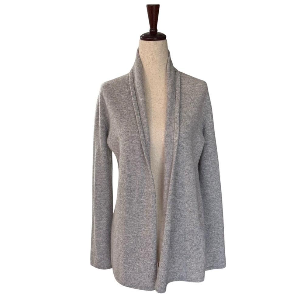 Neiman Marcus Cashmere Collection Gray Cardigan Sweater size XS